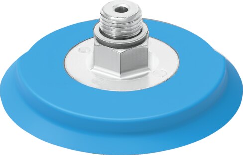Suction cup with connection