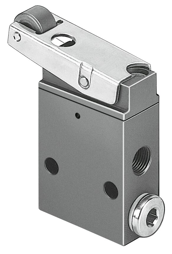 Roller lever valve