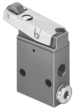 Roller lever valve
