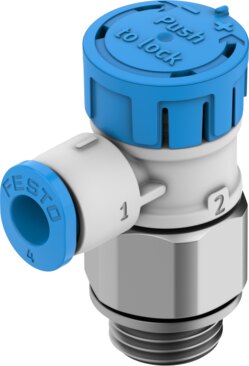 One-way flow control valve