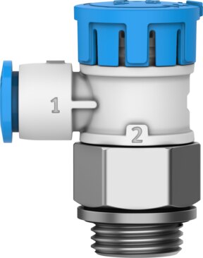 One-way flow control valve