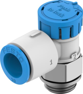 One-way flow control valve