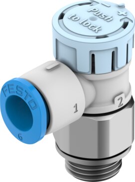 One-way flow control valve