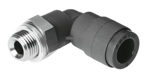 Push-in fitting, resistant to welding spatter