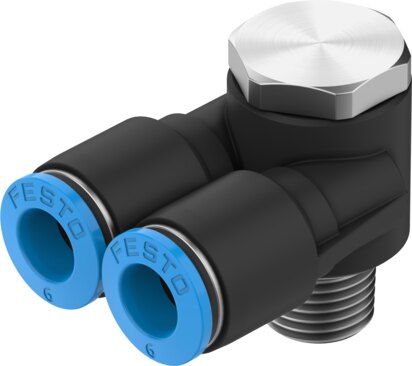 Push-in Y-fitting