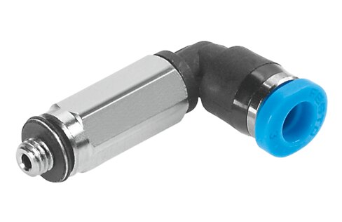 Push-in L-fitting, long