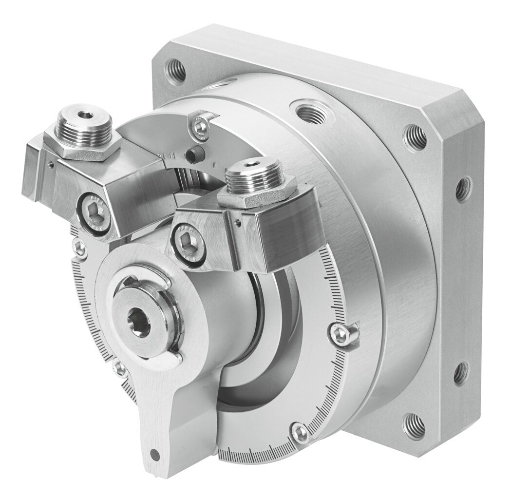 Semi-rotary drive