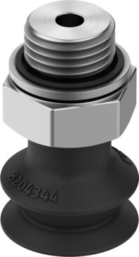 Suction cup with connection