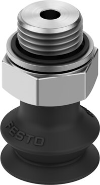 Suction cup with connection