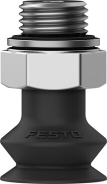 Suction cup with connection