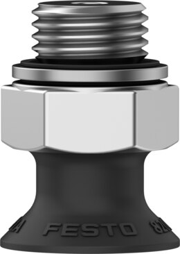 Suction cup with connection