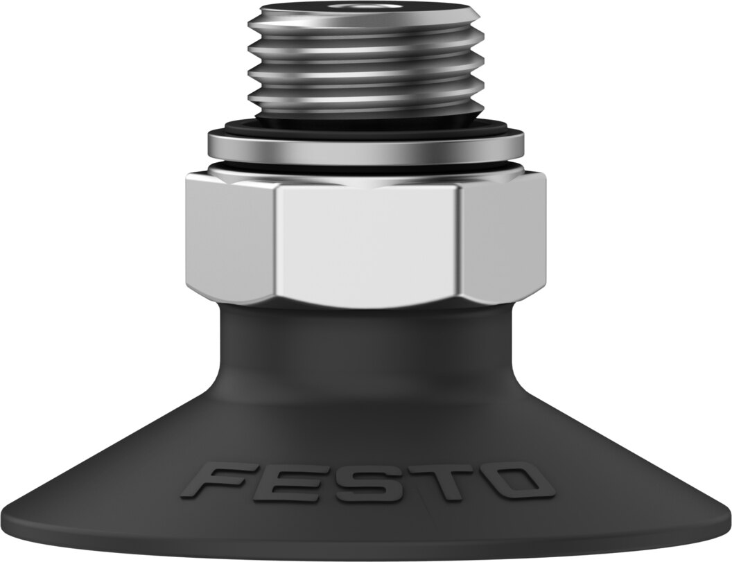 Suction cup with connection