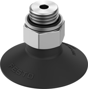 Suction cup with connection
