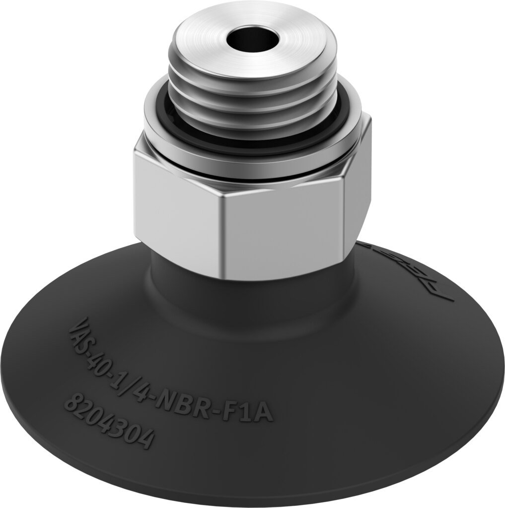 Suction cup with connection
