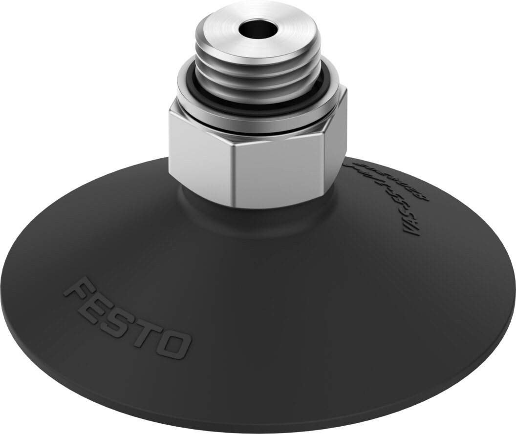Suction cup with connection