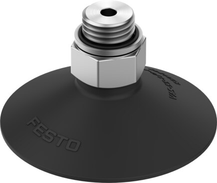 Suction cup with connection