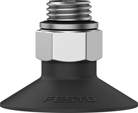 Suction cup with connection