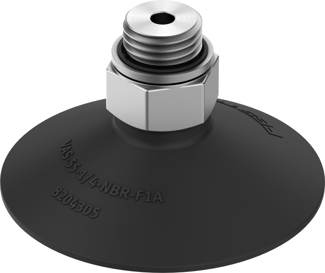 Suction cup with connection