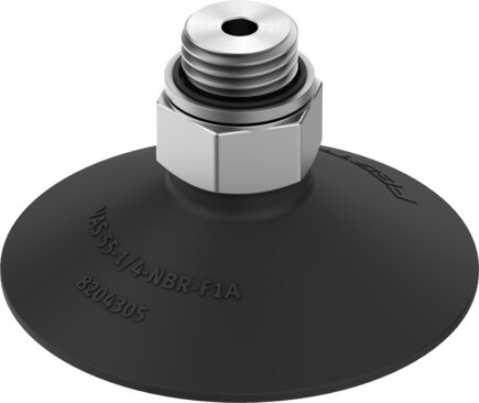 Suction cup with connection