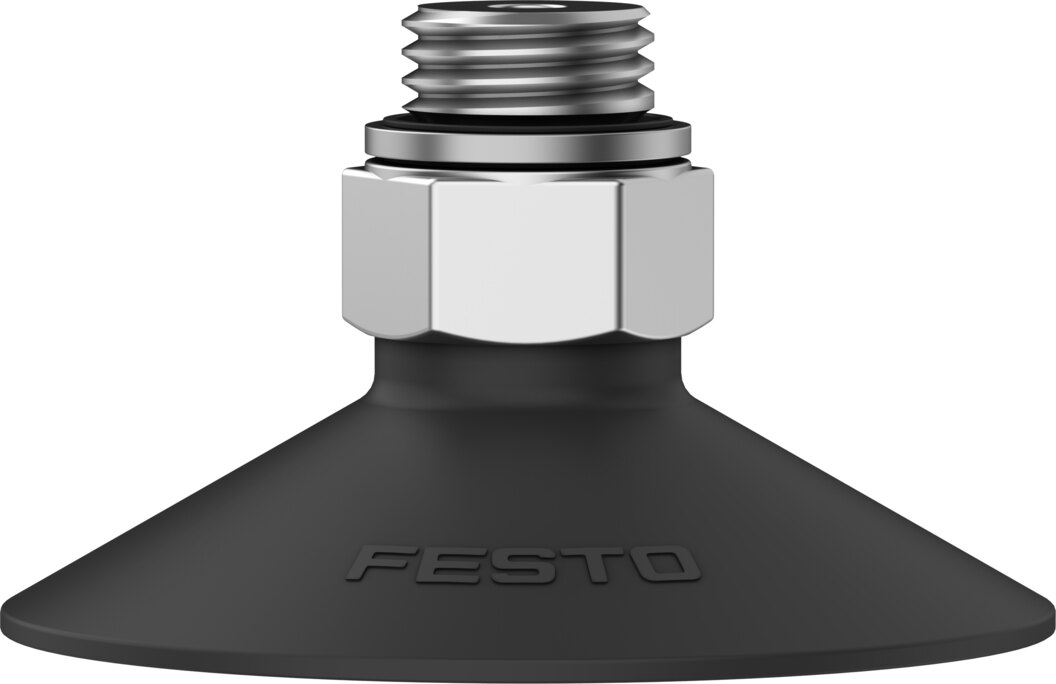 Suction cup with connection