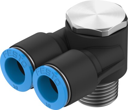 Push-in Y-fitting