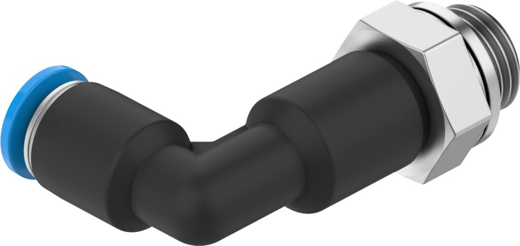 Push-in L-fitting, long