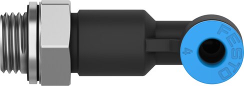 Push-in L-fitting, long