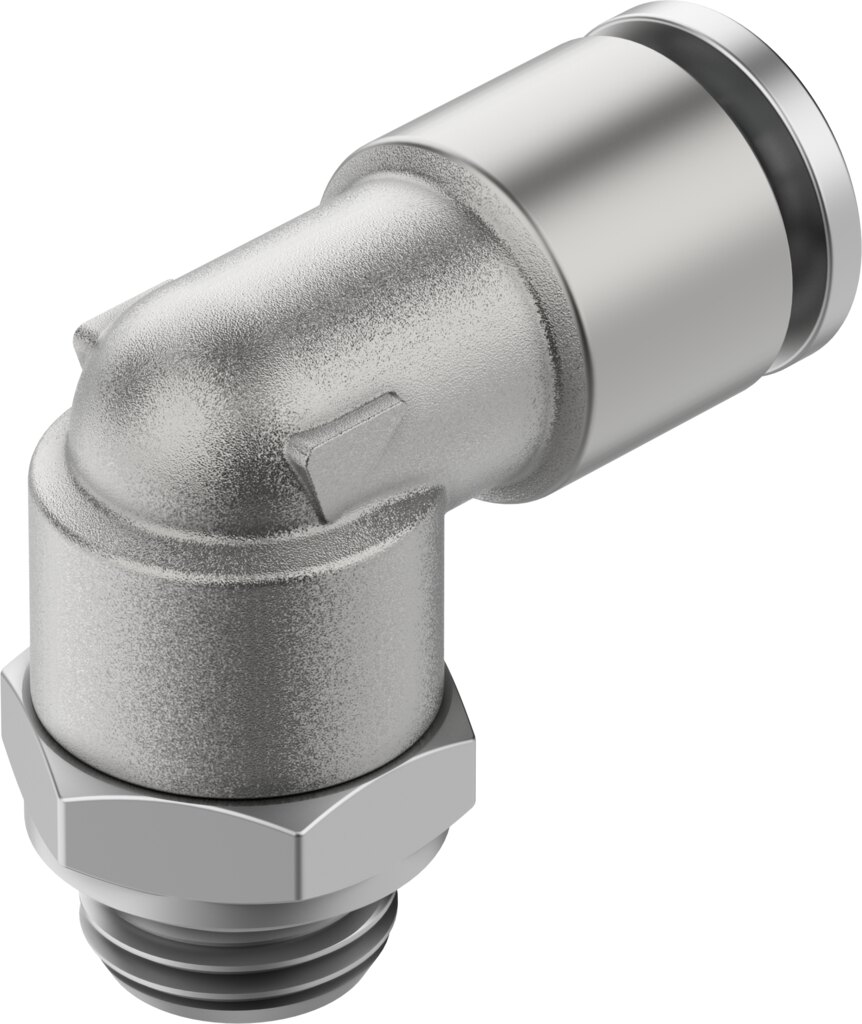 Push-in L-fitting