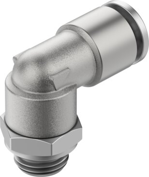 Push-in L-fitting