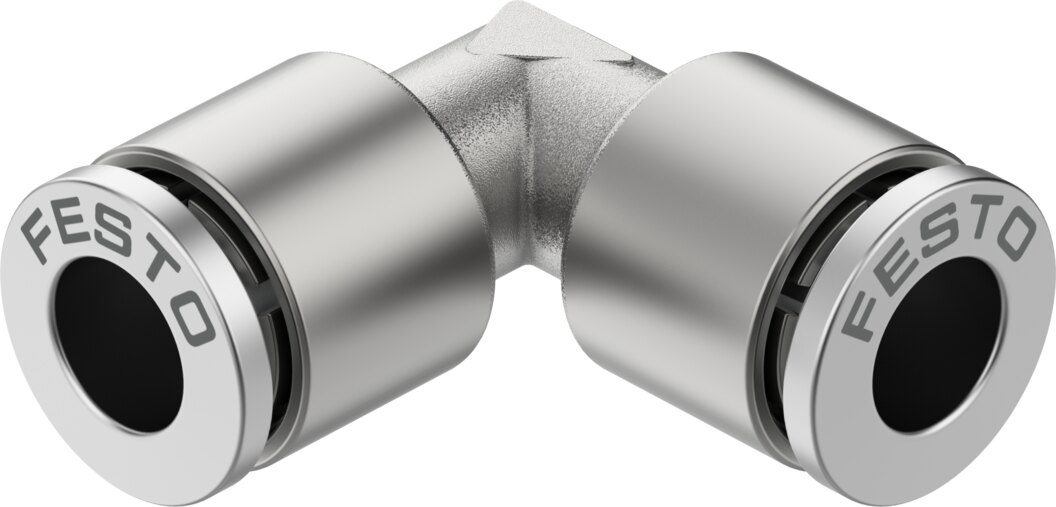 Push-in L-connector