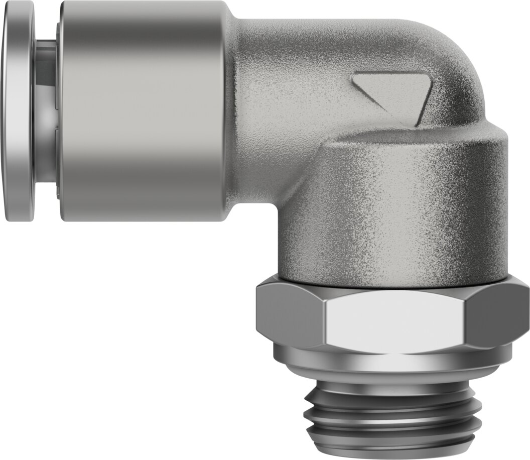 Push-in L-fitting