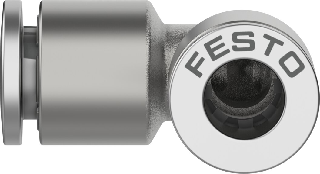 Push-in L-connector