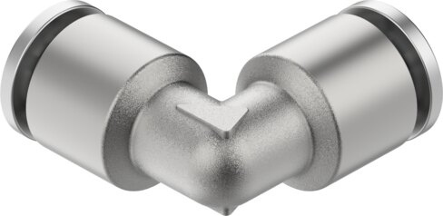 Push-in L-connector
