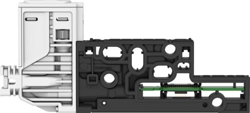 Manifold sub-base for vacuum