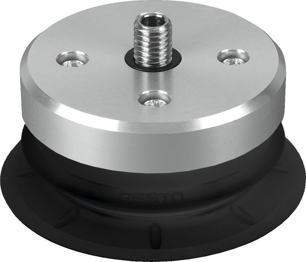 Suction cup with connection