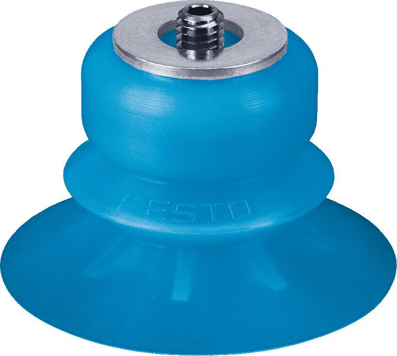 Suction cup with connection
