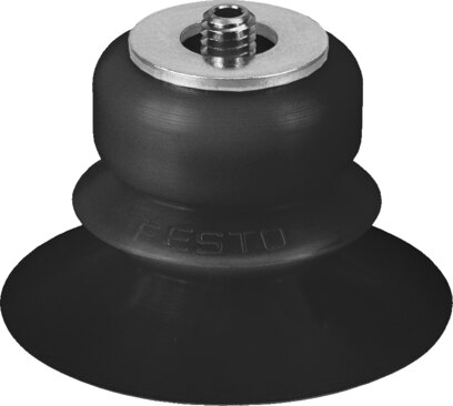 Suction cup with connection