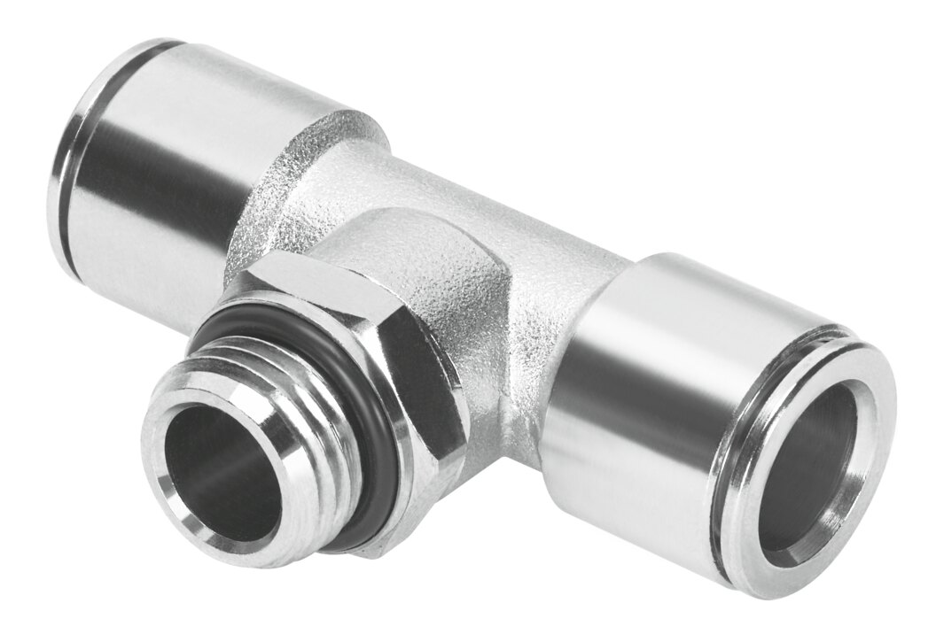 Push-in T-fitting