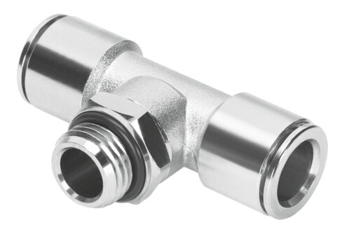 Push-in T-fitting