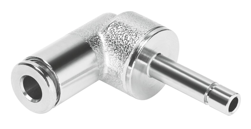 Push-in L-connector