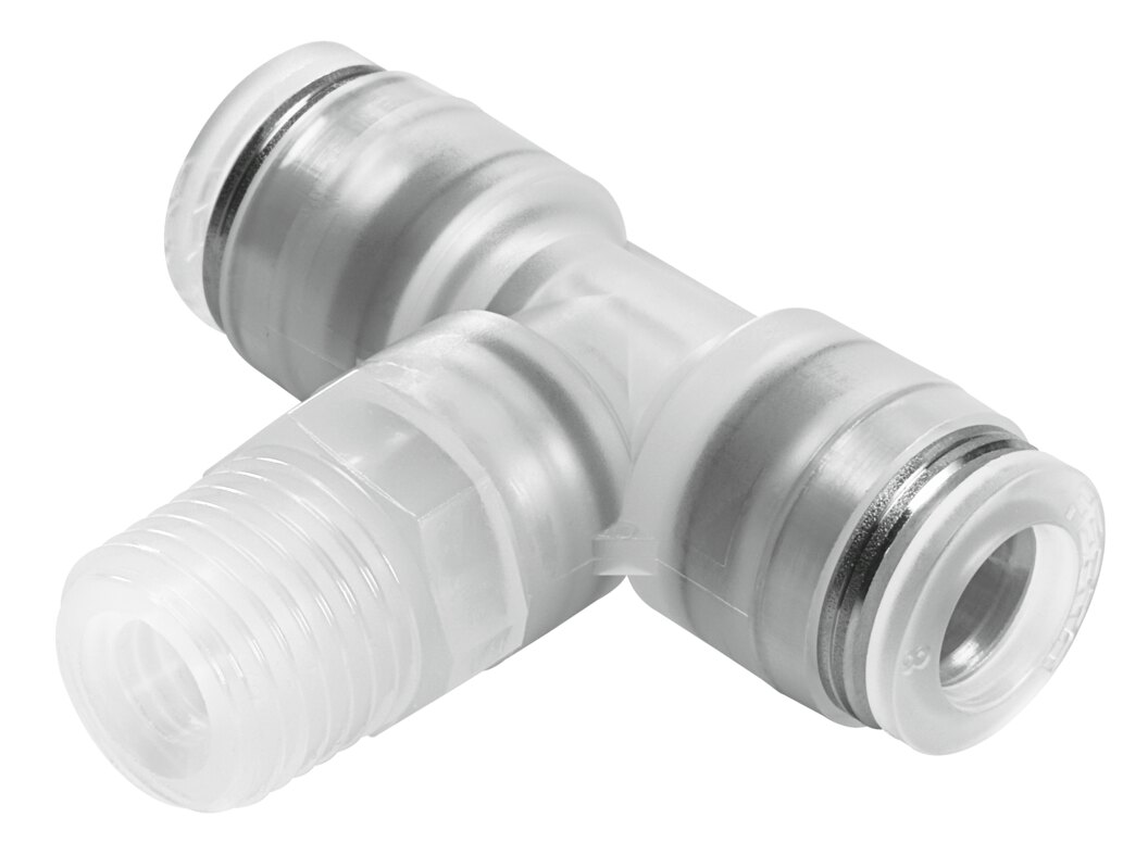 Push-in T-fitting