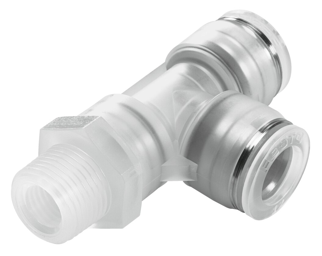 Push-in L-fitting