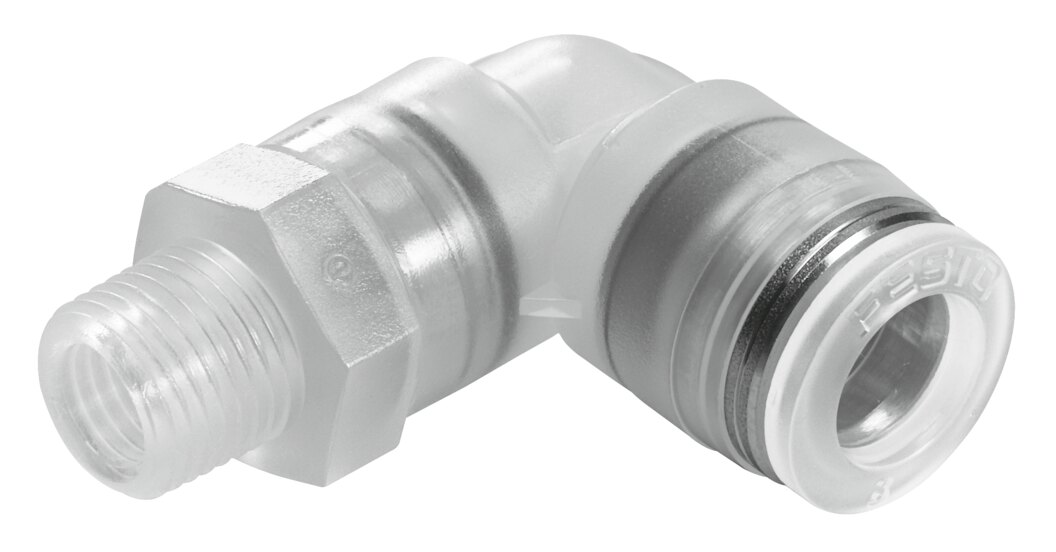 Push-in fitting, resistant to media