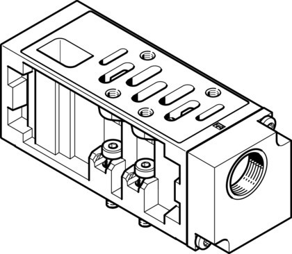 Vertical pressure supply plate