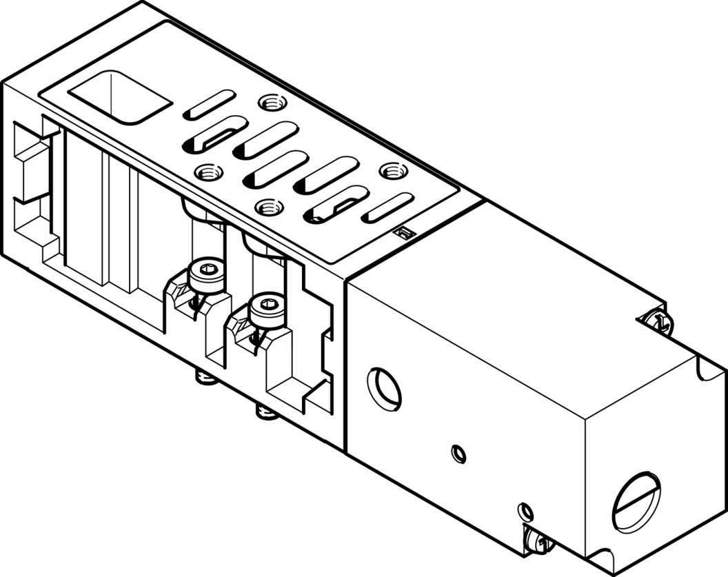 Vertical pressure shut-off plate