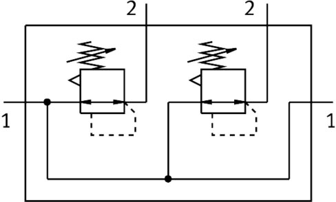 Pressure regulating valve manifold