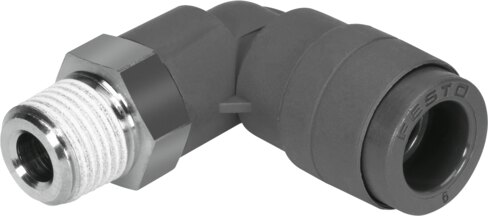 Push-in L-fitting