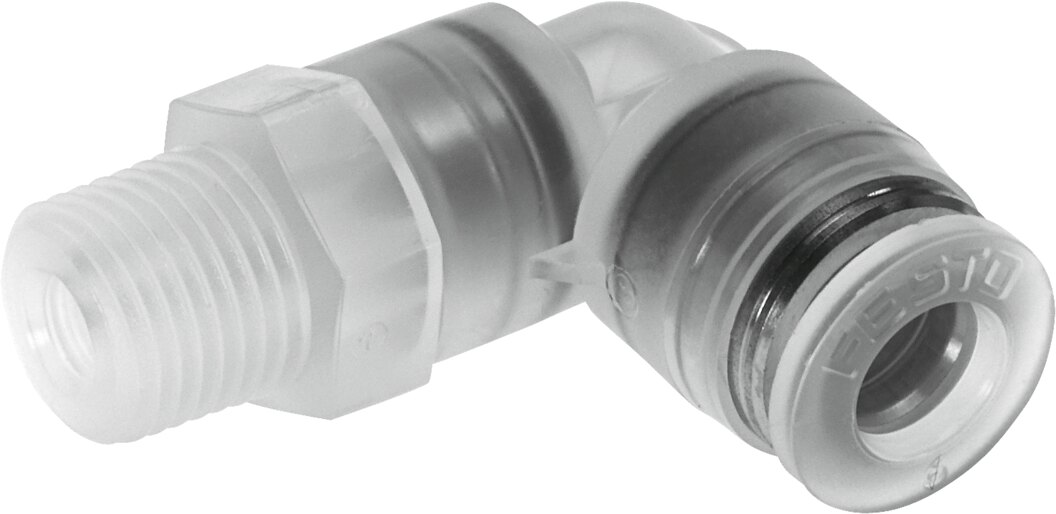 Push-in L-fitting