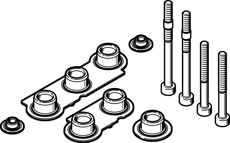 Assortment of spare parts