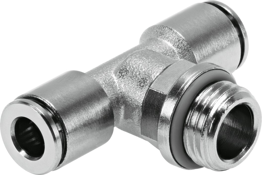 Push-in T-fitting